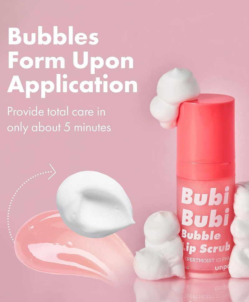 unpa Bubi Bubi Bubble Lip Scrub