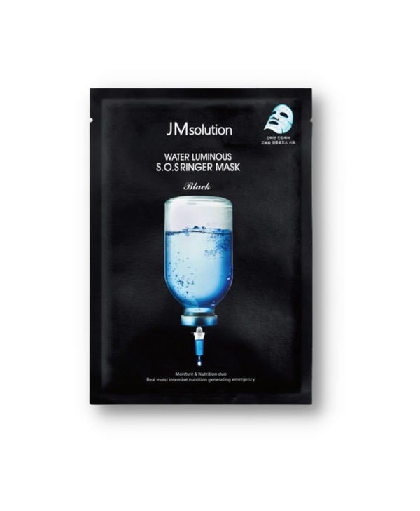 JMsolution Water Luminous S.O.S Ringer Mask Black